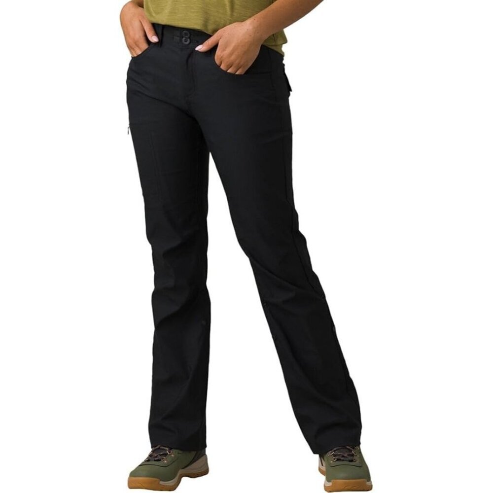 PrAna Halle Convertible Roll Up Pants Black Size 8/10